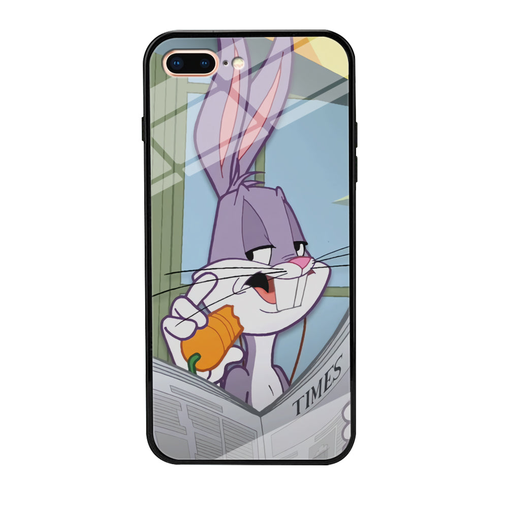 Bugs Bunny Reading The Newspaper iPhone 8 Plus Case