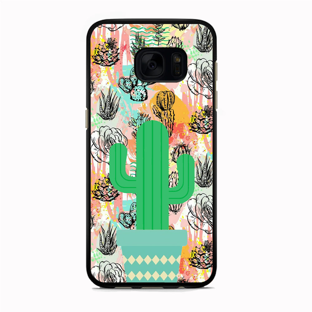 Cactus Colorful Life Samsung Galaxy S7 Case