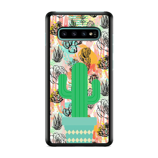 Cactus Colorful Life Samsung Galaxy S10 Case