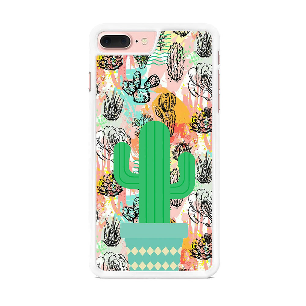 Cactus Colorful Life iPhone 7 Plus Case