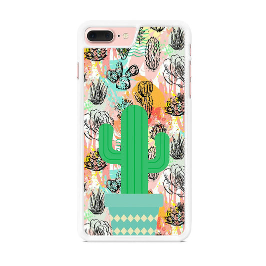 Cactus Colorful Life iPhone 7 Plus Case