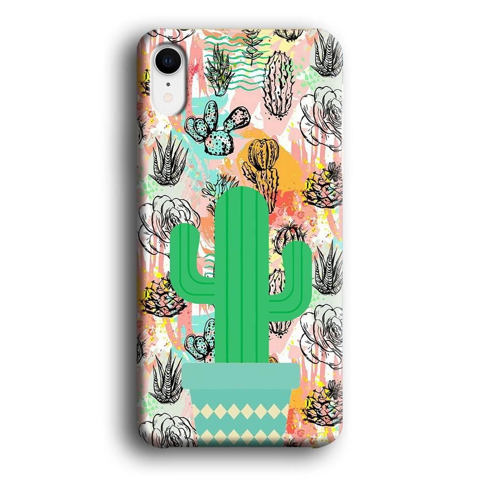 Cactus Colorful Life iPhone XR Case