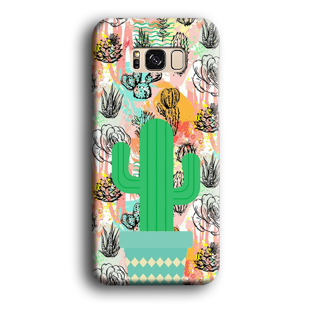 Cactus Colorful Life Samsung Galaxy S8 Plus Case 3D Case