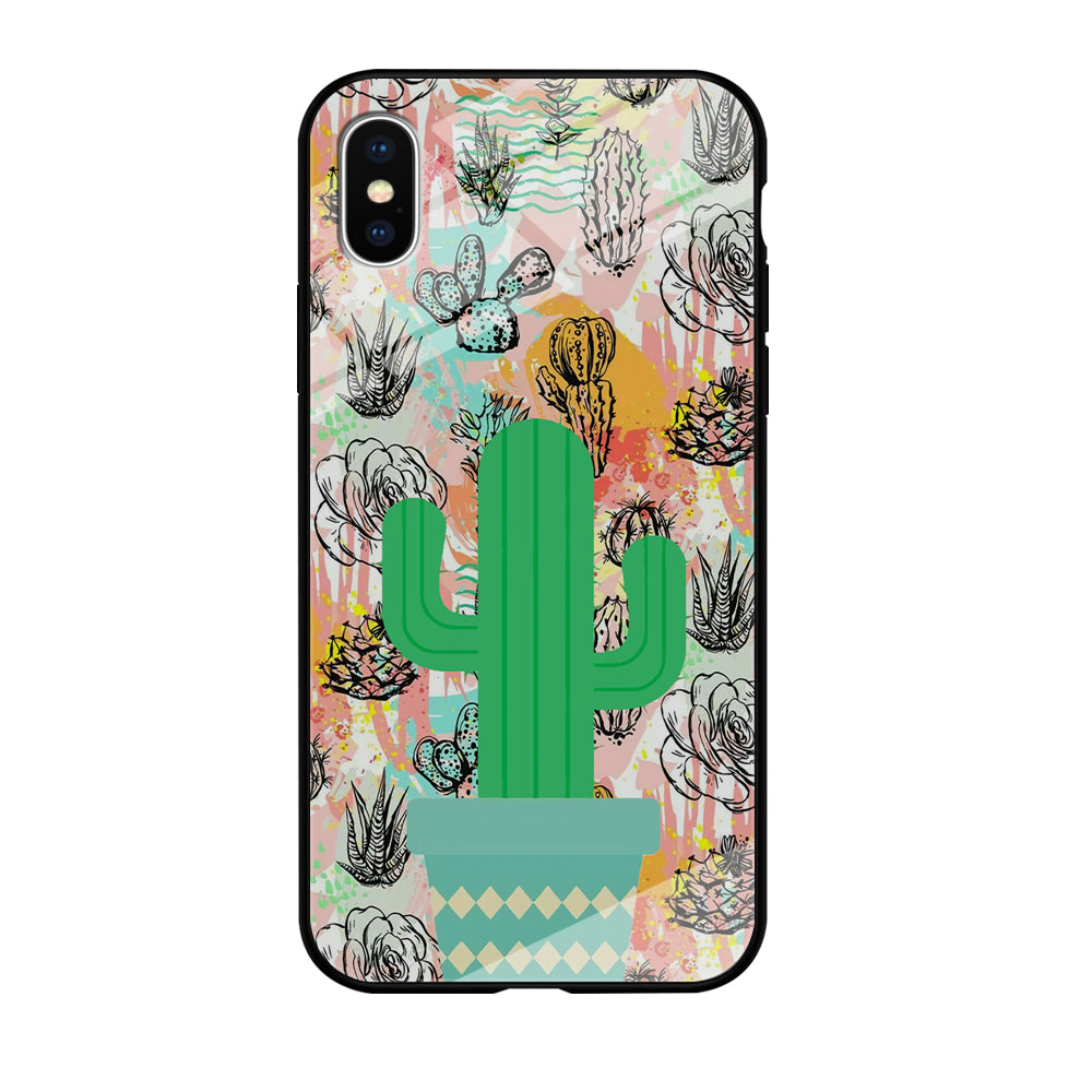 Cactus Colorful Life iPhone X Case