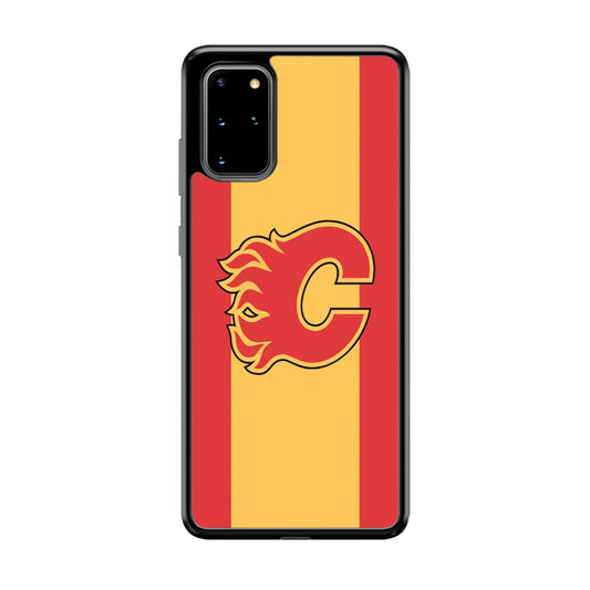 Calgary Flames Stripe Of Colour Samsung Galaxy S20 Plus Case