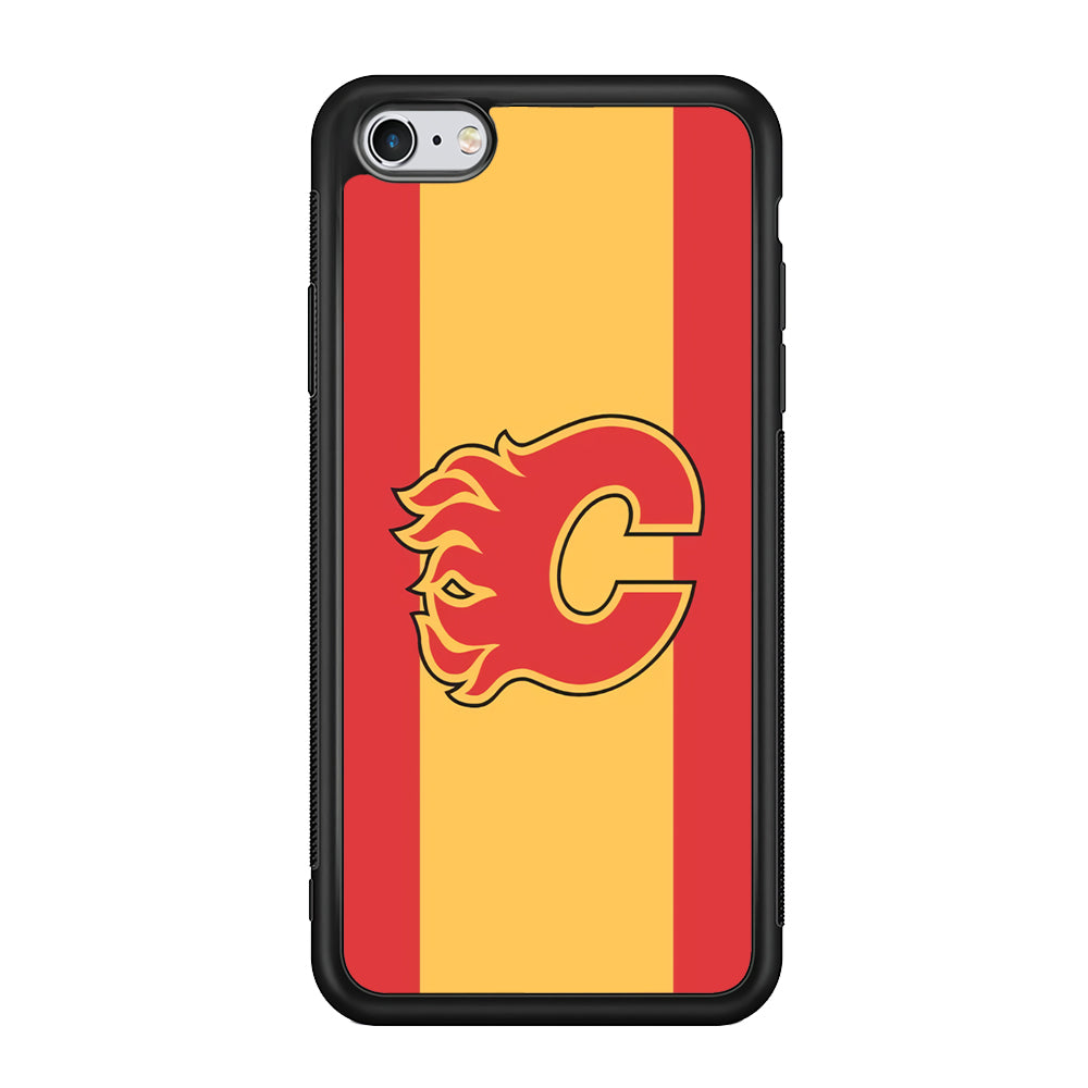 Calgary Flames Stripe Of Colour iPhone 6 Plus | 6s Plus Case