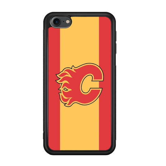 Calgary Flames Stripe Of Colour iPod Touch 6 Case - Carneyforia