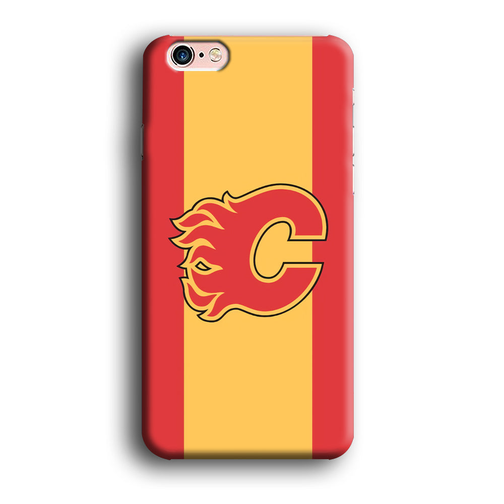 Calgary Flames Stripe Of Colour iPhone 6 Plus | 6s Plus Case