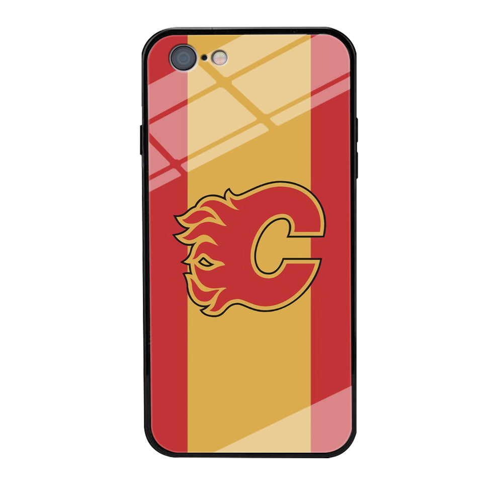 Calgary Flames Stripe Of Colour iPhone 6 | 6s Case