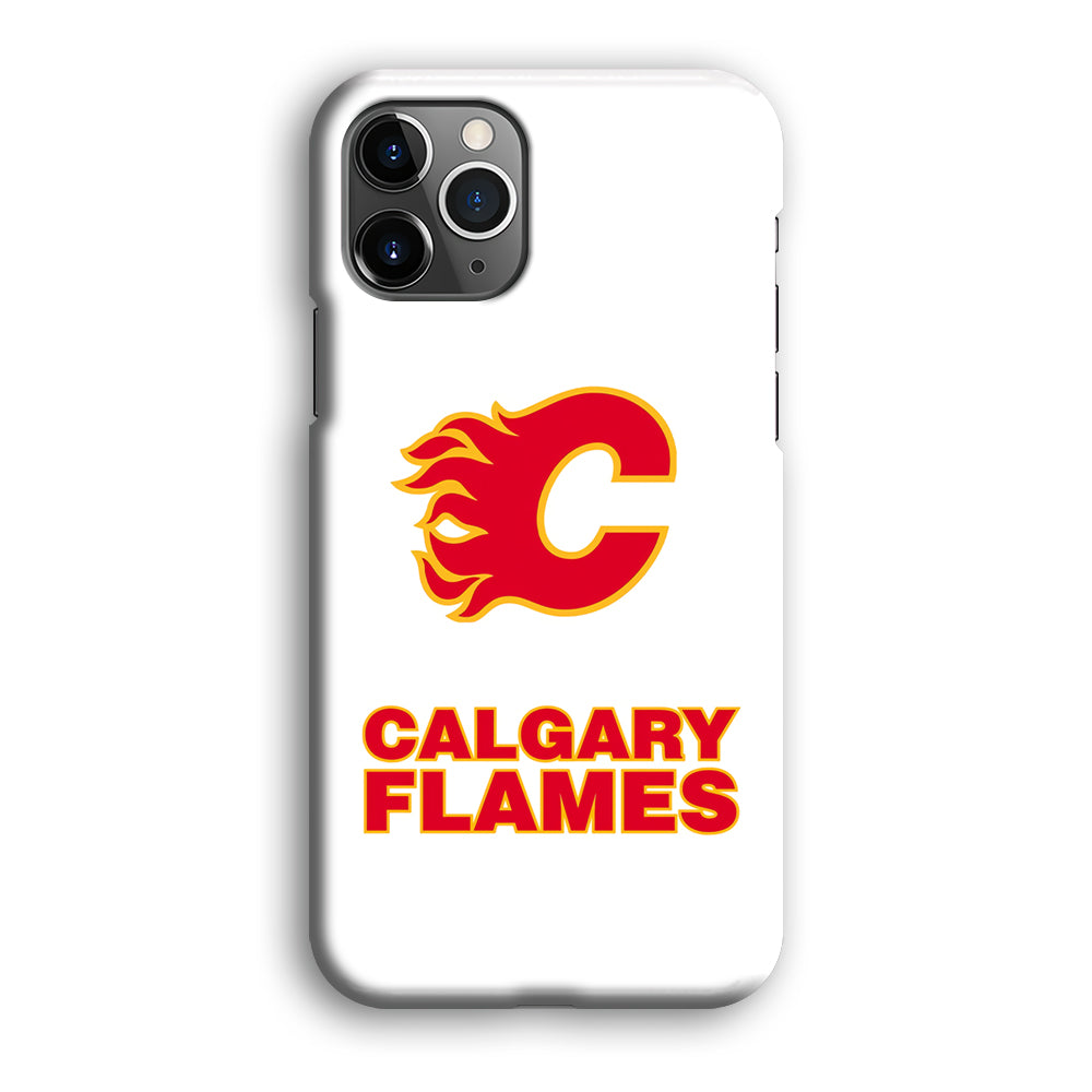 Calgary Flames White iPhone 12 Pro Max Case