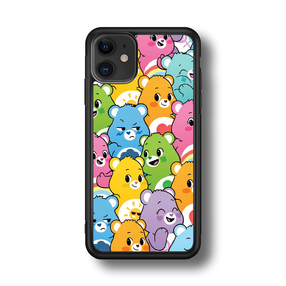 Care Bears Expression iPhone 11 Case Rubber Black (2D Case)