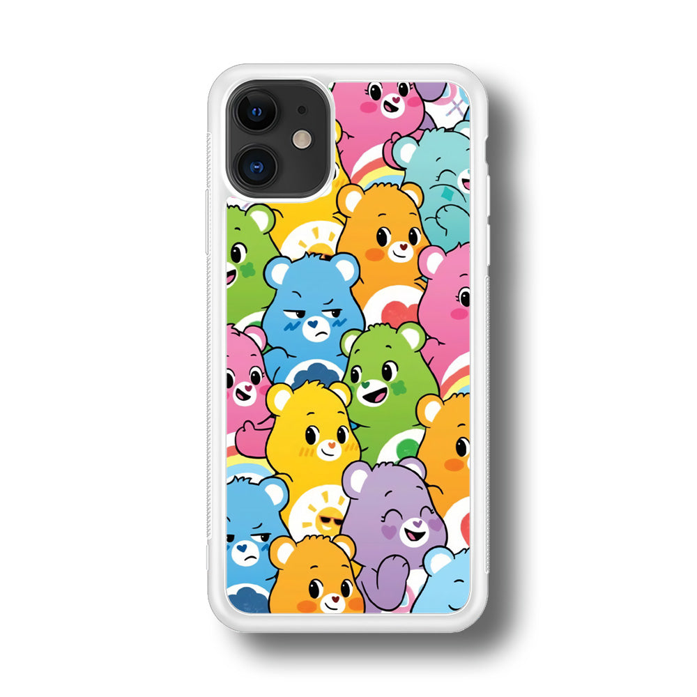 Care Bears Expression iPhone 11 Case Rubber White (2D Case)