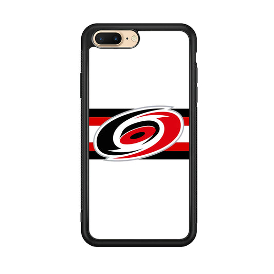 Carolina Hurricanes White And Stripe iPhone 8 Plus Case