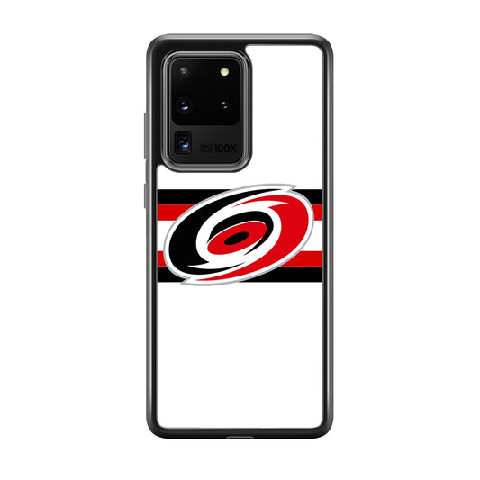 Carolina Hurricanes White And Stripe Samsung Galaxy S20 Ultra Case