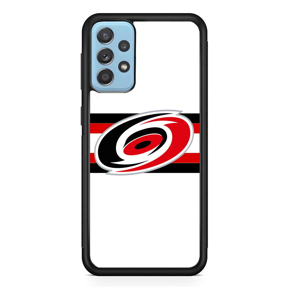 Carolina Hurricanes White And Stripe Samsung Galaxy A72 Case