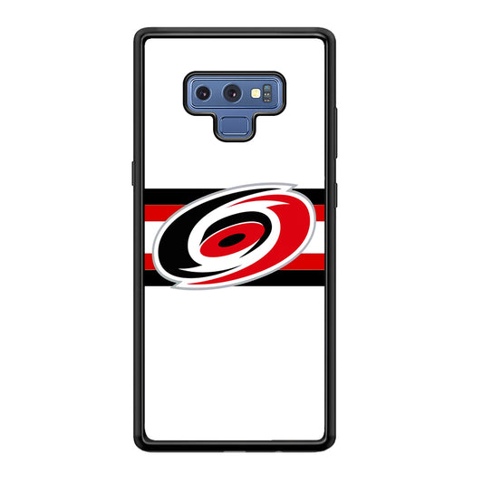 Carolina Hurricanes White And Stripe Samsung Galaxy Note 9 Case