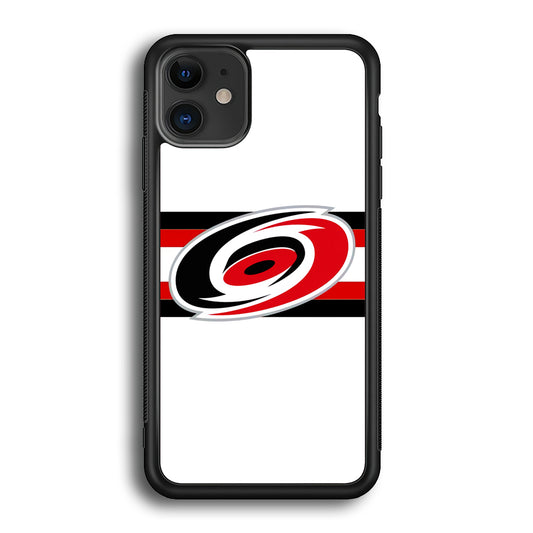 Carolina Hurricanes White And Stripe iPhone 12 Case