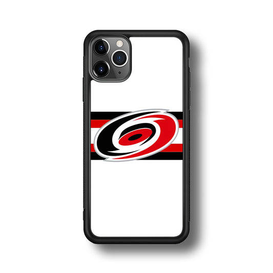 Carolina Hurricanes White And Stripe iPhone 11 Pro Max Case