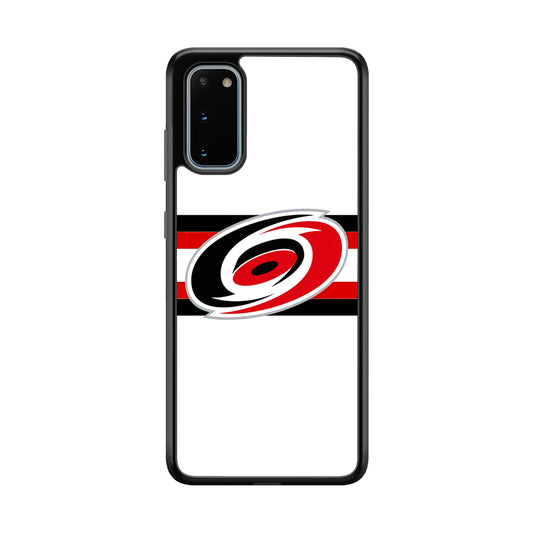 Carolina Hurricanes White And Stripe Samsung Galaxy S20 Case