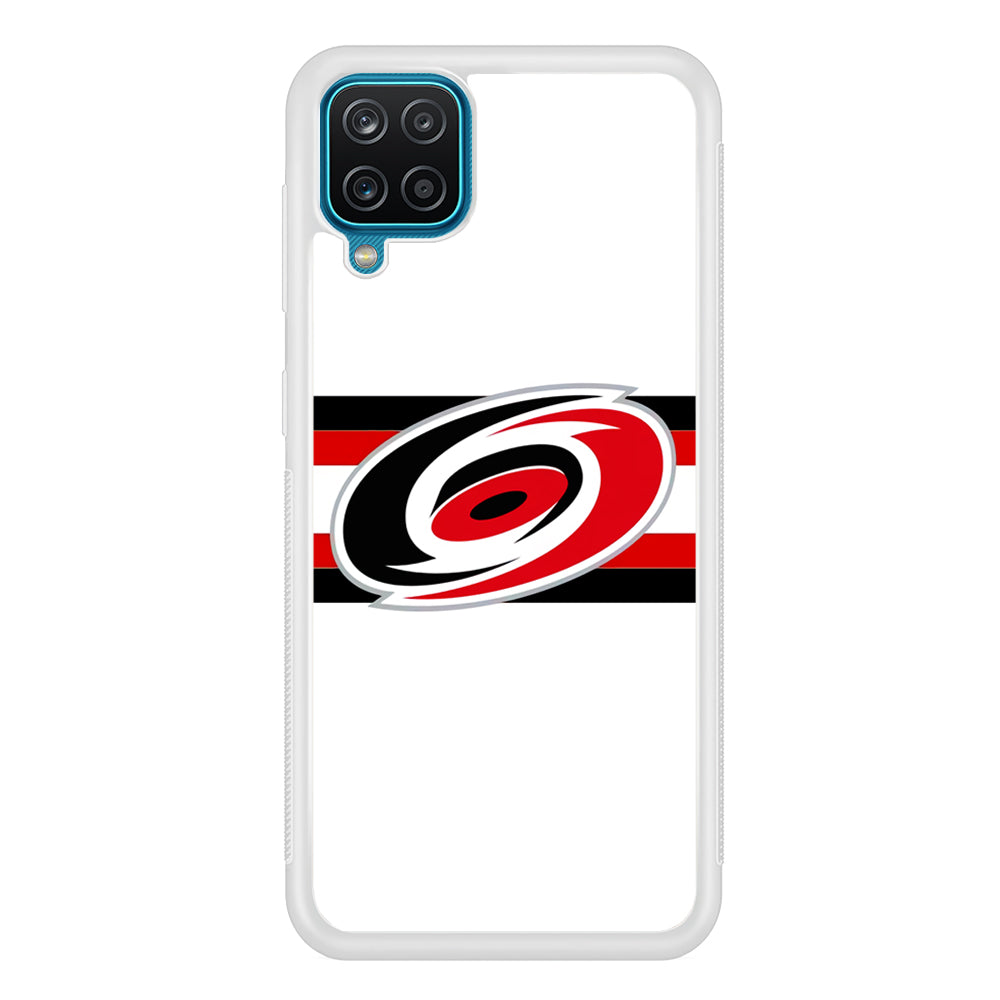 Carolina Hurricanes White And Stripe Samsung Galaxy A12 Case