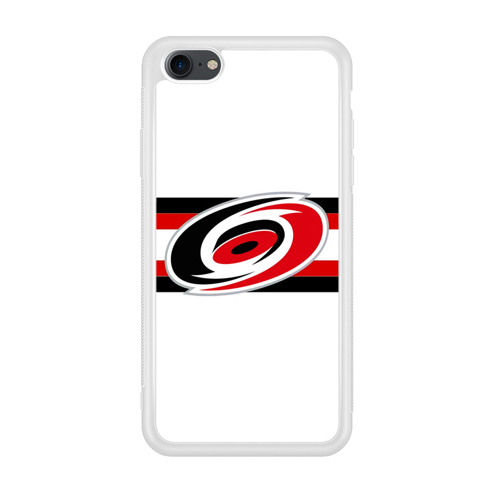 Carolina Hurricanes White And Stripe iPhone 8 Case