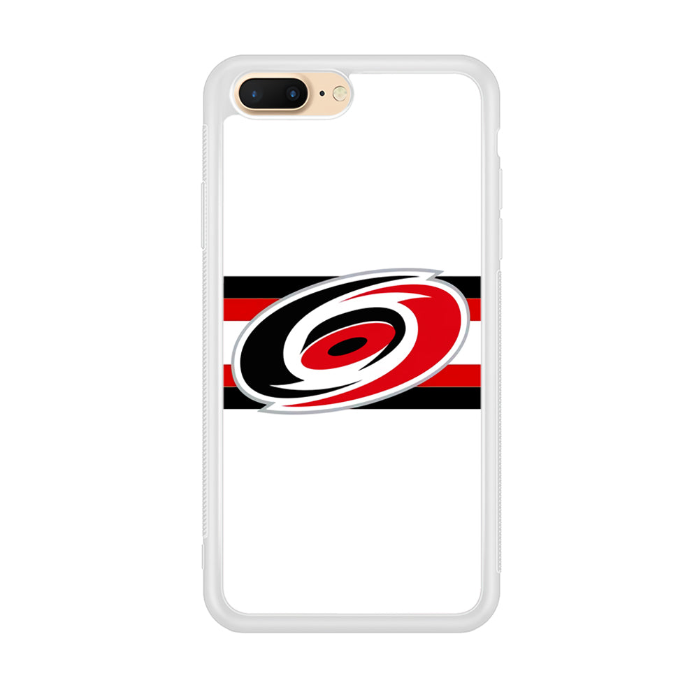 Carolina Hurricanes White And Stripe iPhone 8 Plus Case