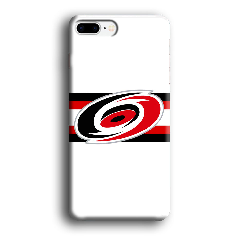 Carolina Hurricanes White And Stripe iPhone 8 Plus Case