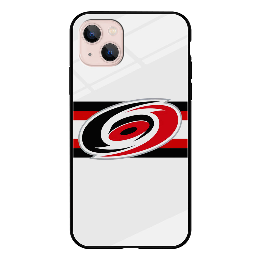 Carolina Hurricanes White And Stripe iPhone 13 Case