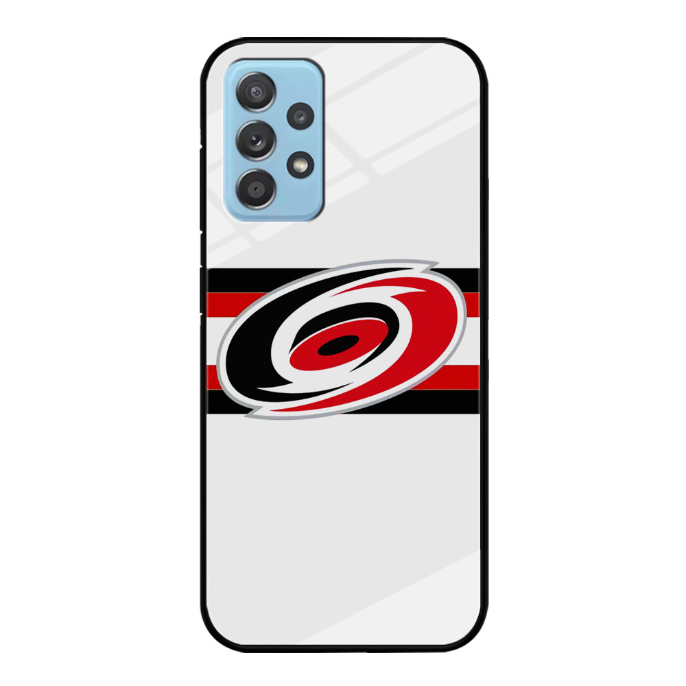 Carolina Hurricanes White And Stripe Samsung Galaxy A72 Case