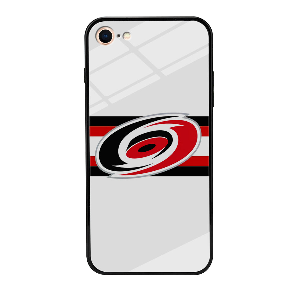 Carolina Hurricanes White And Stripe iPhone 8 Case