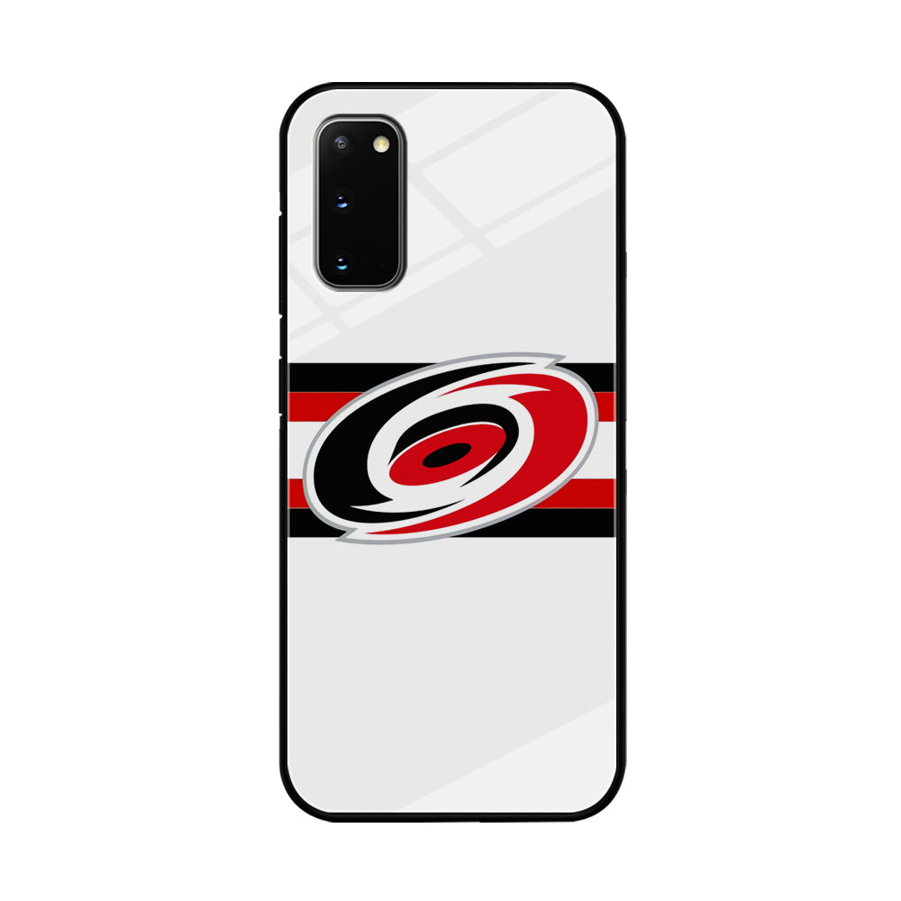 Carolina Hurricanes White And Stripe Samsung Galaxy S20 Case