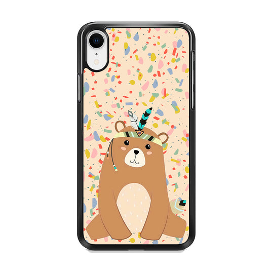 Cartoon Prince Bear iPhone XR Case