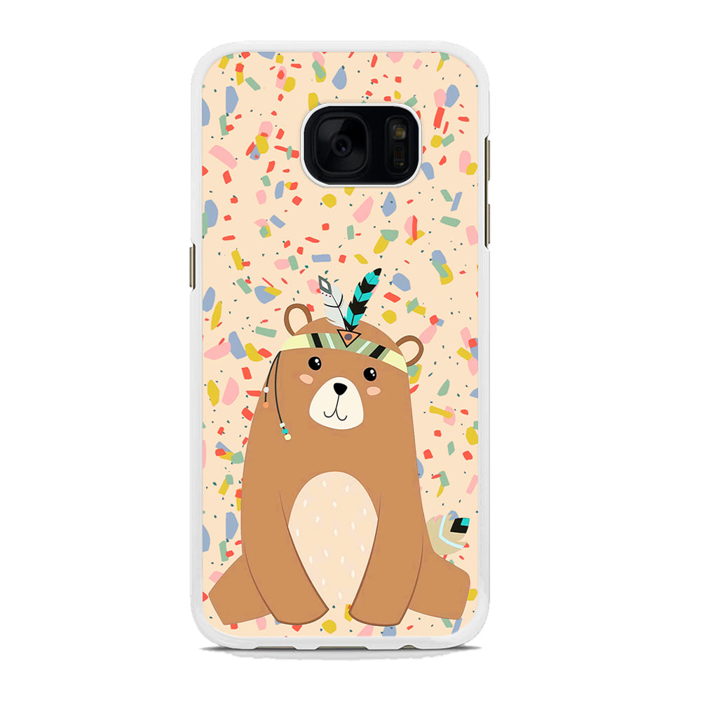 Cartoon Prince Bear Samsung Galaxy S7 Case
