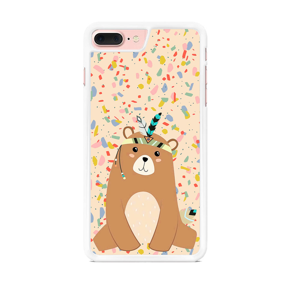 Cartoon Prince Bear iPhone 7 Plus Case