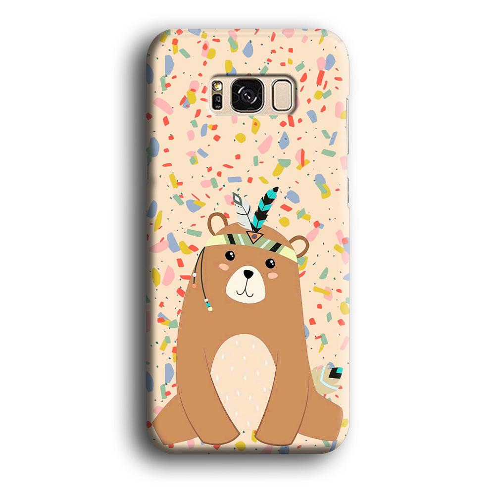 Cartoon Prince Bear Samsung Galaxy S8 Case