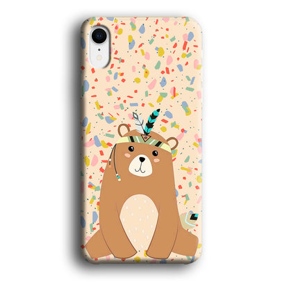 Cartoon Prince Bear iPhone XR Case