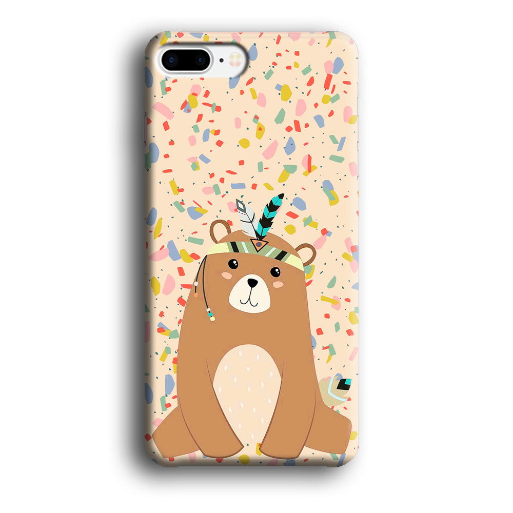 Cartoon Prince Bear iPhone 7 Plus Case