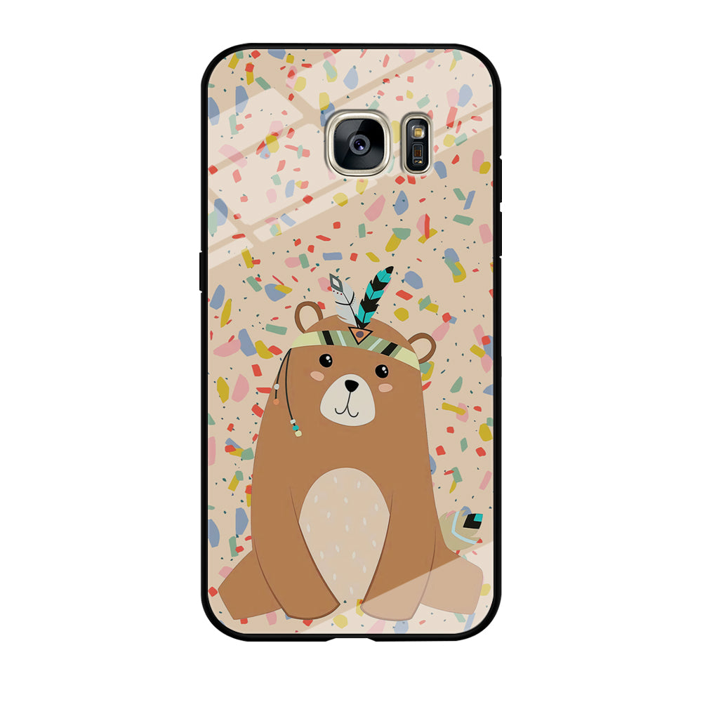 Cartoon Prince Bear Samsung Galaxy S7 Case