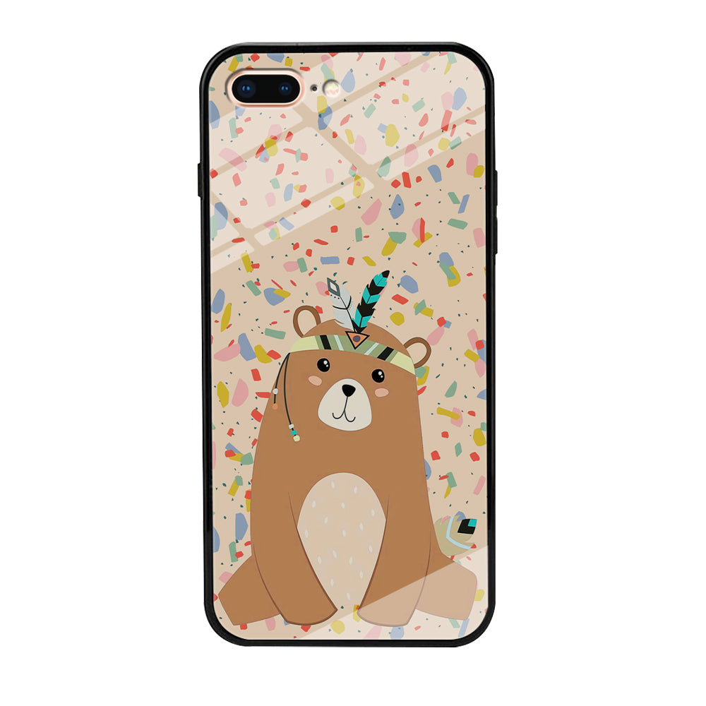 Cartoon Prince Bear iPhone 7 Plus Case