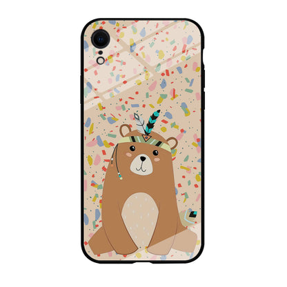 Cartoon Prince Bear iPhone XR Case