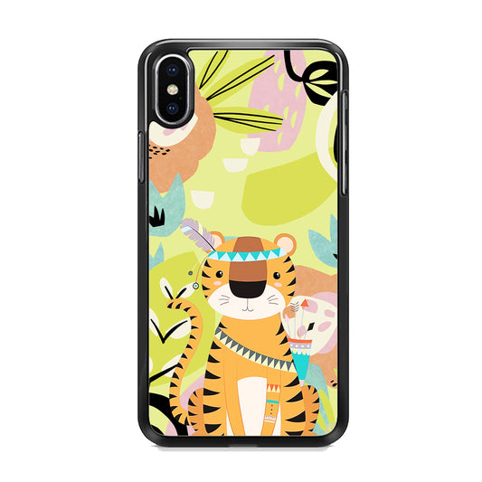 Cartoon Tiger Chief iPhone XS MAX Case