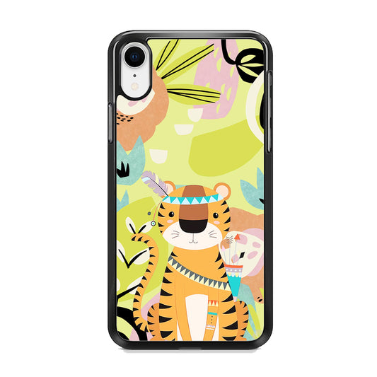 Cartoon Tiger Chief iPhone XR Case