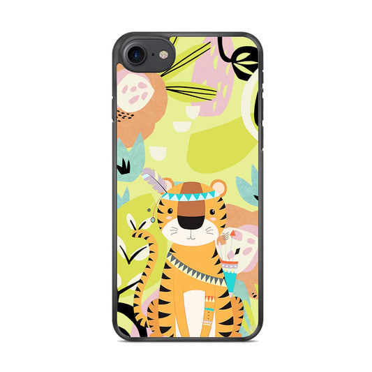 Cartoon Tiger Chief iPhone 8 Case