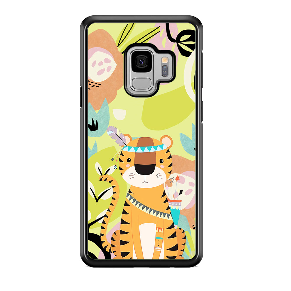 Cartoon Tiger Chief Samsung Galaxy S9 Case Default Title