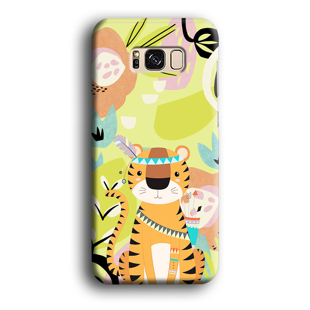 Cartoon Tiger Chief Samsung Galaxy S8 Plus Case 3D Case