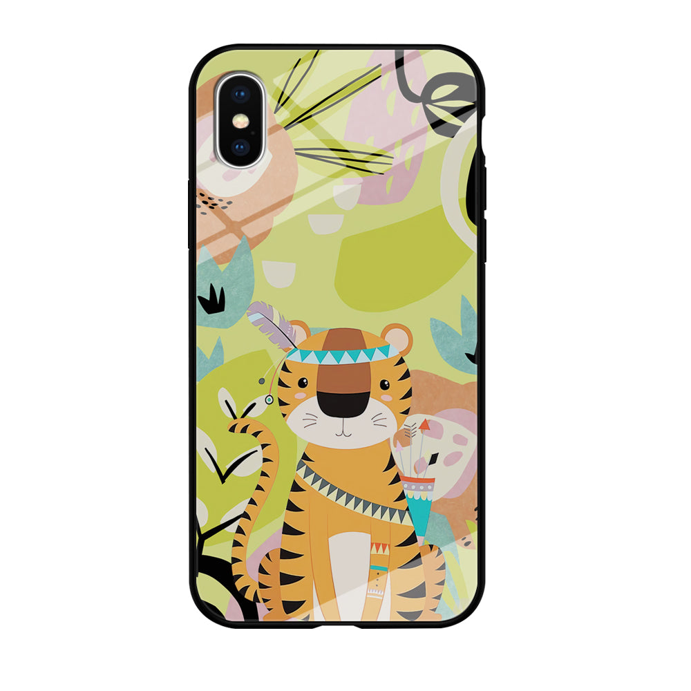 Cartoon Tiger Chief iPhone X Case