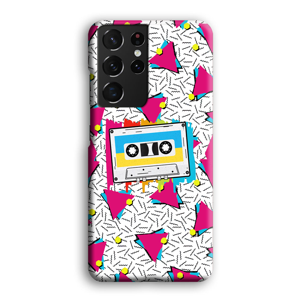 Cassette Pink Voice Samsung Galaxy S21 Ultra Case
