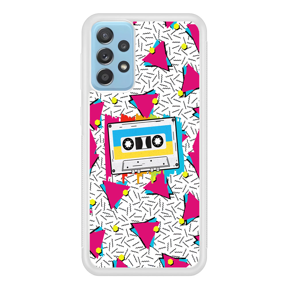Cassette Pink Voice Samsung Galaxy A72 Case