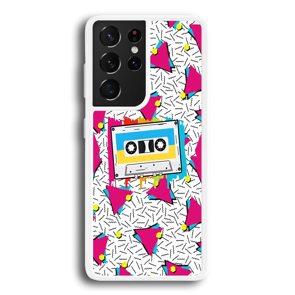 Cassette Pink Voice Samsung Galaxy S21 Ultra Case