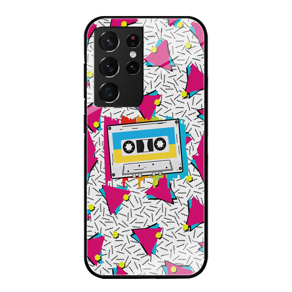 Cassette Pink Voice Samsung Galaxy S21 Ultra Case